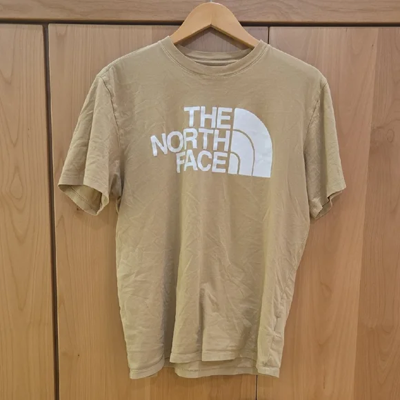 The North Face Beige Short Sleeve Tee - Picture 1 of 4